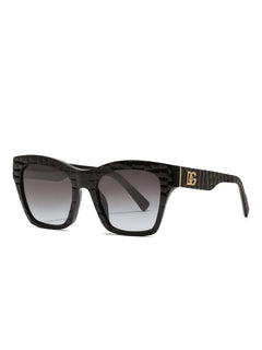 DG Crossed textured square-frame sunglasses