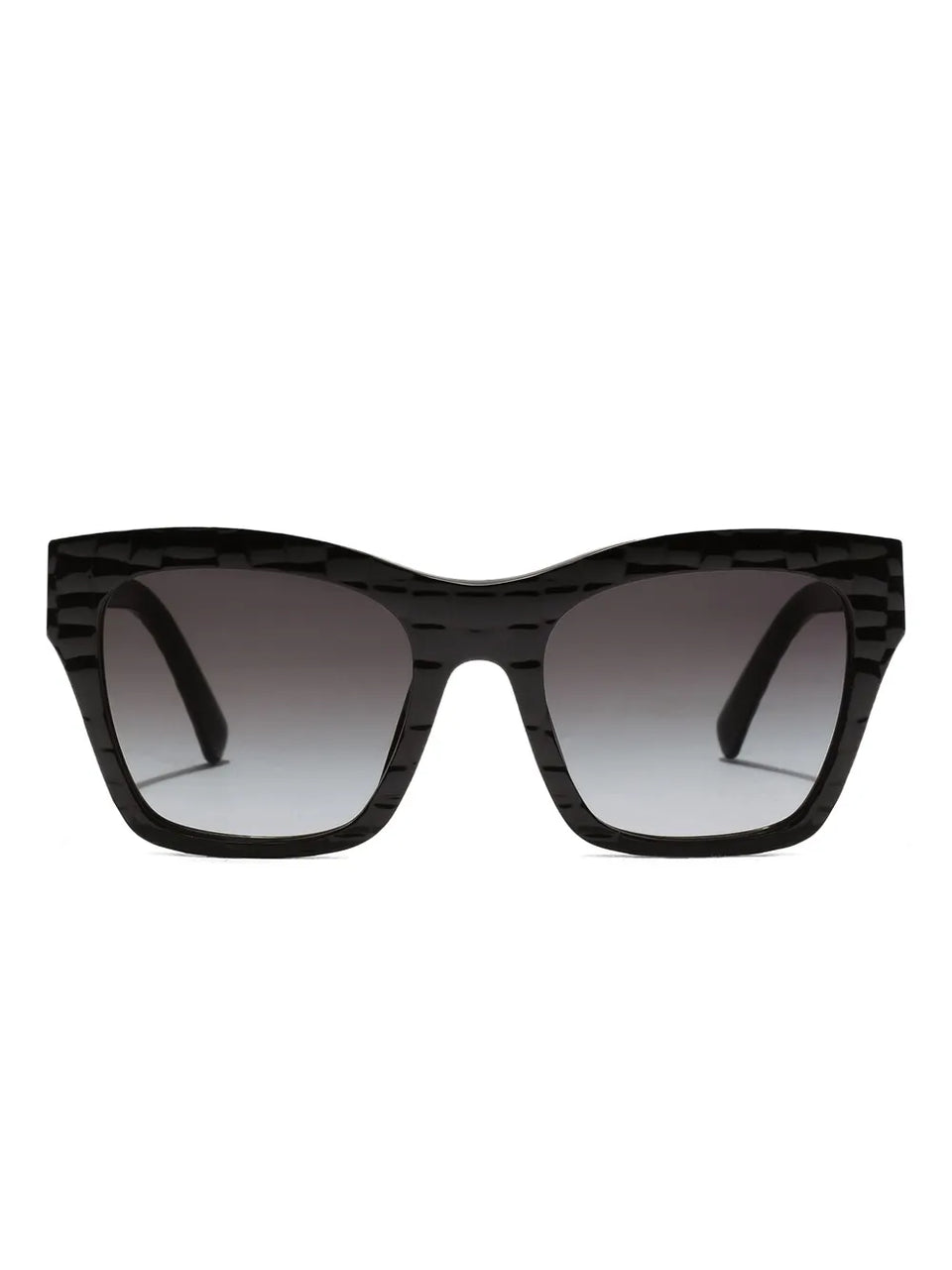 DG Crossed textured square-frame sunglasses
