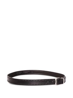 perforated leather belt