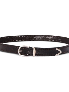 perforated leather belt
