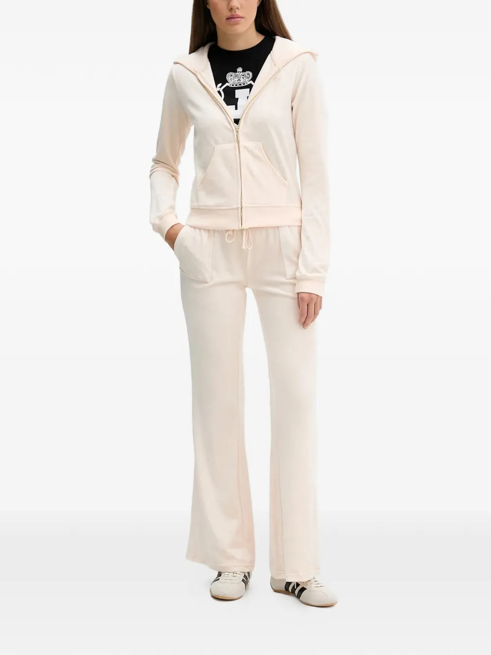 patch-pocket track pants
