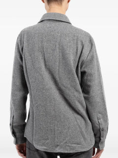 cashmere chest-pockets shirt