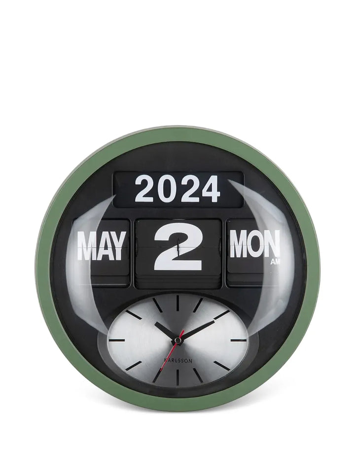 date-display wall clock