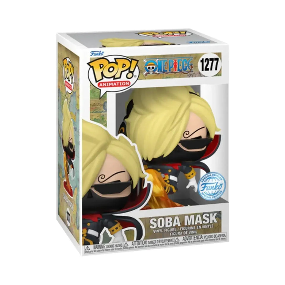 Funko Pop! ANIMATION: ONE PIECE SANJI with RED SUIT SOBA MASK #1277