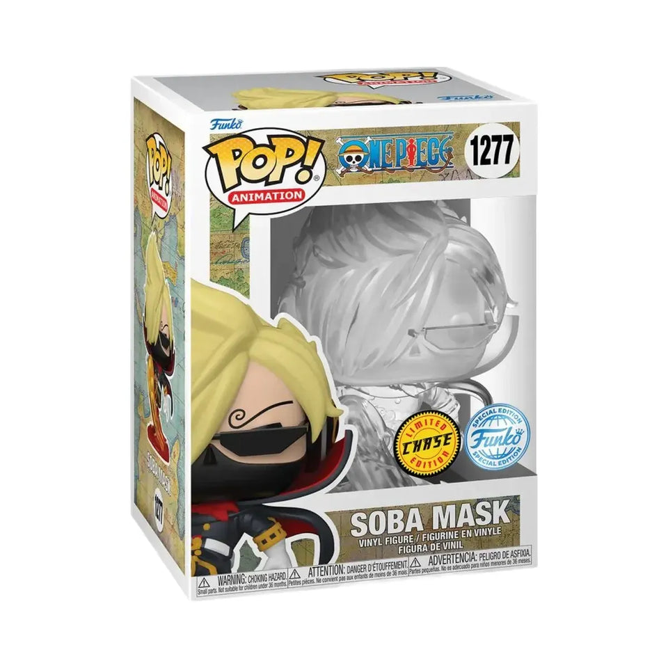 Funko Pop! ANIMATION: ONE PIECE SANJI with RED SUIT SOBA MASK #1277
