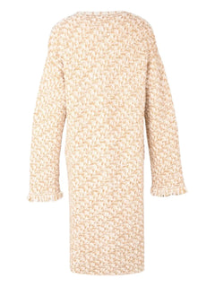 frayed-detailing coat
