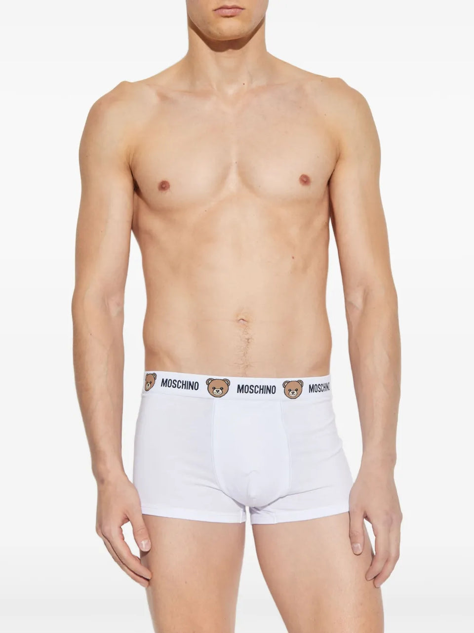 logo bear-detail cotton boxers (pack of two)