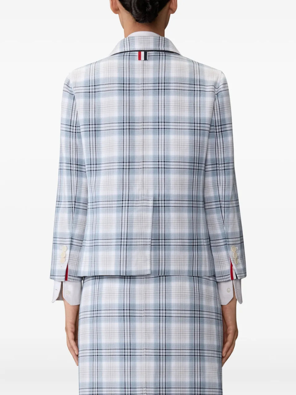plaid blazer