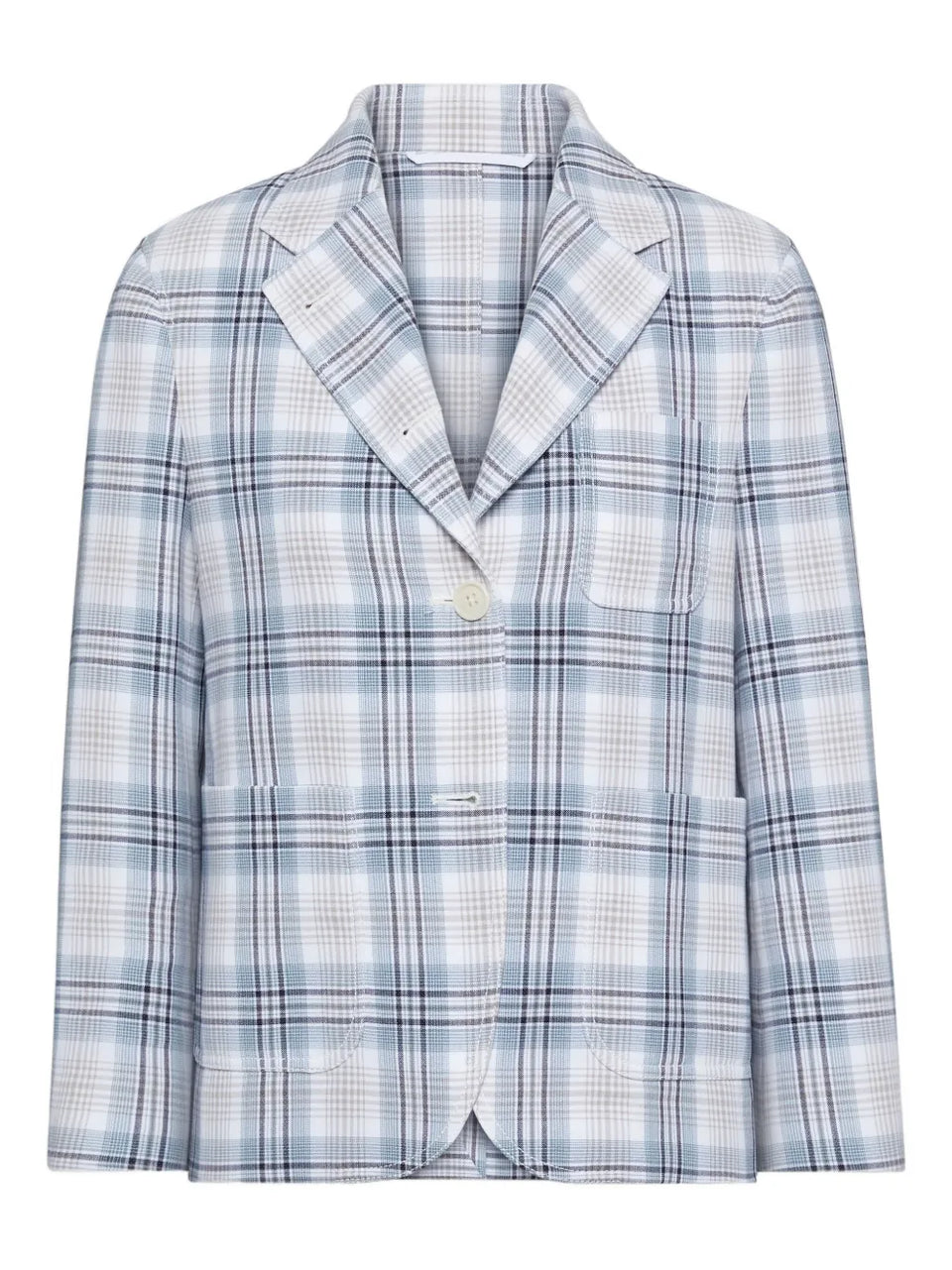 plaid blazer