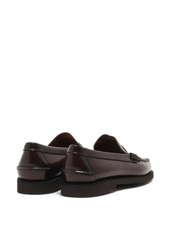 Dan Po leather penny loafers