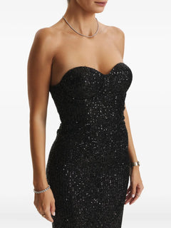 KARLIE sequin-embellishment midi dress