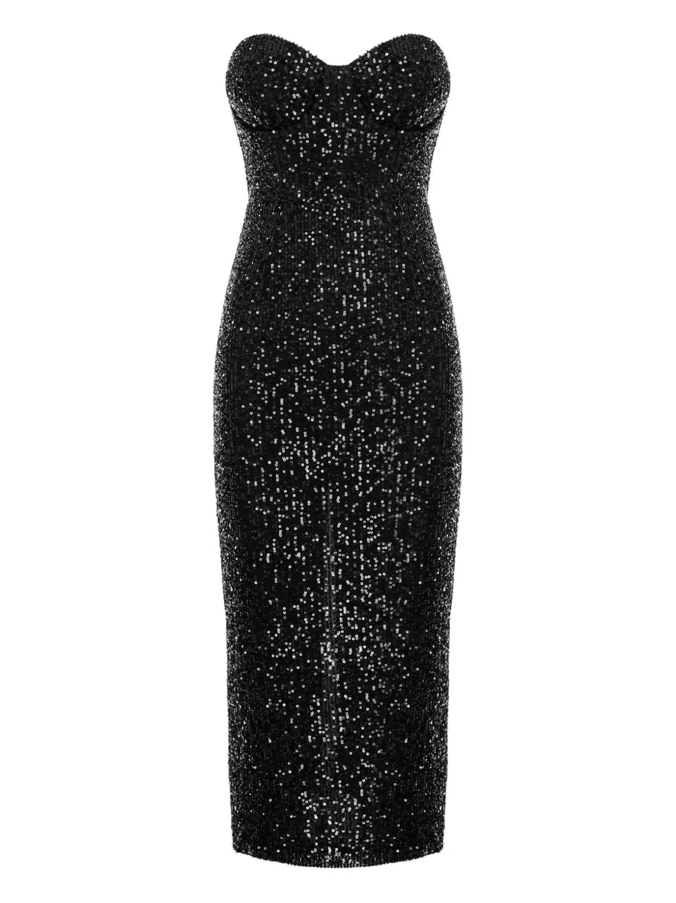 KARLIE sequin-embellishment midi dress