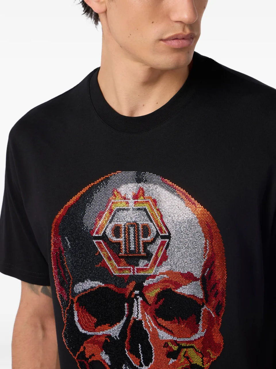 rhinestone-skull T-Shirt