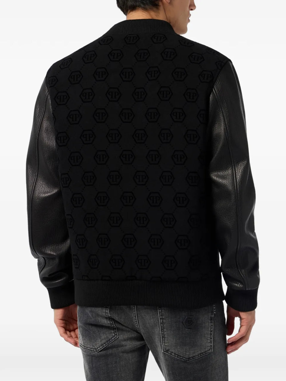 monogram bomber jacket