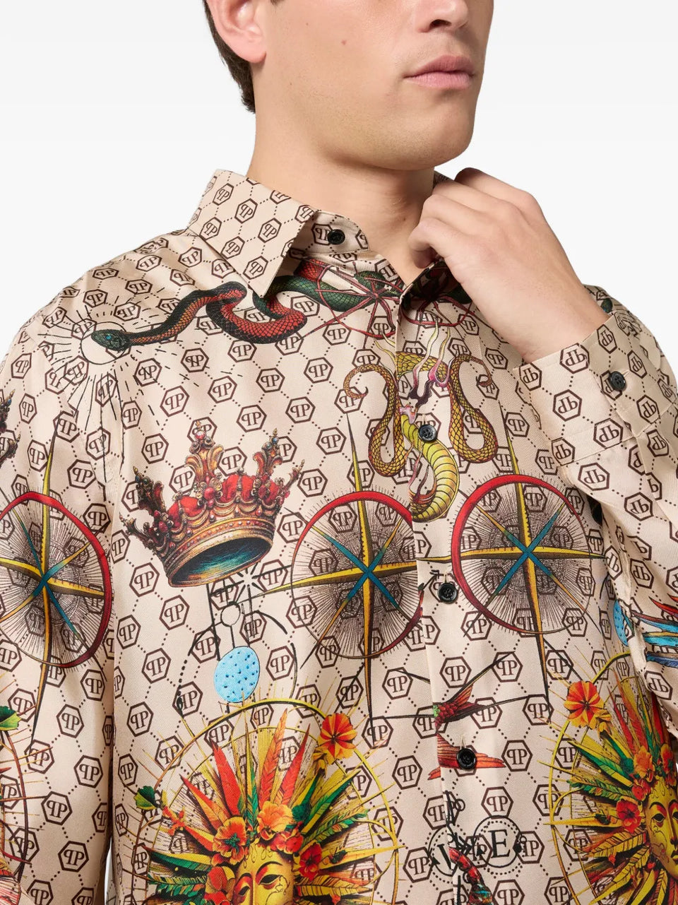 monogram tattoo shirt