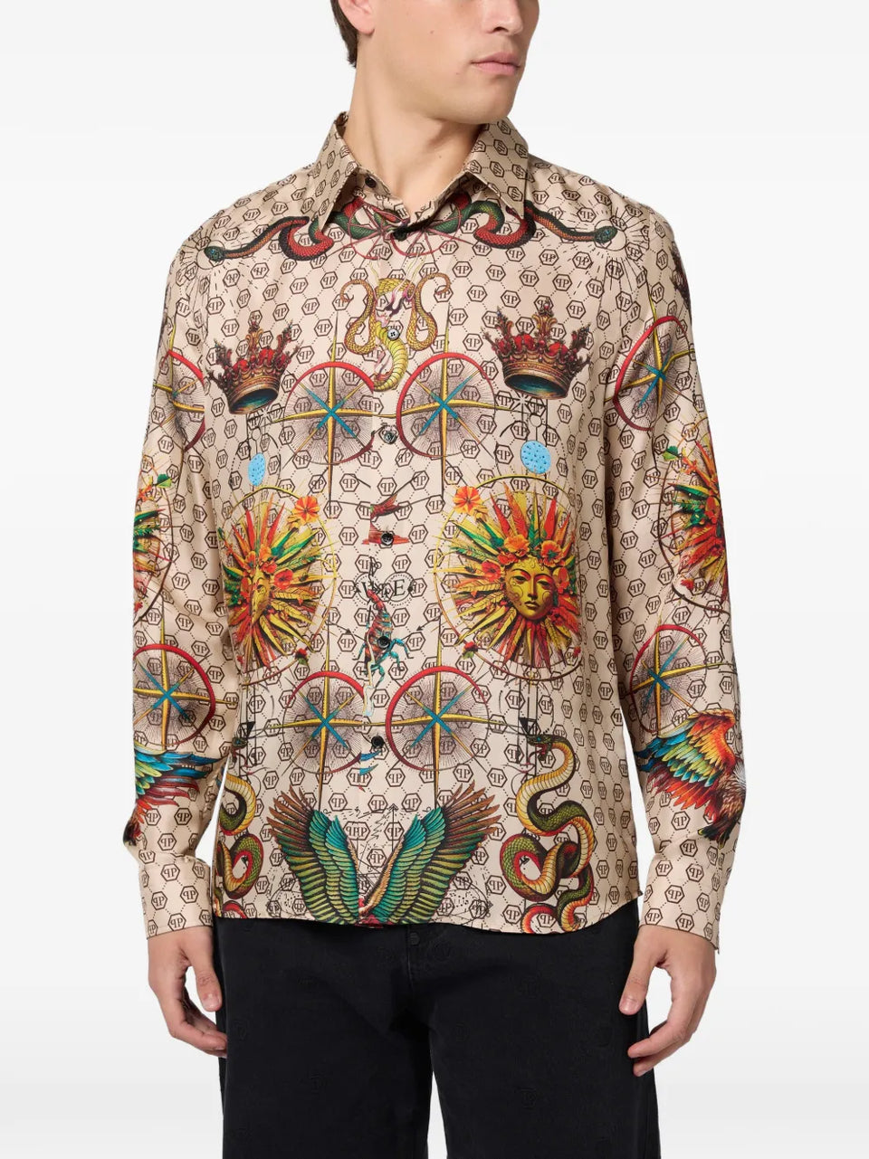 monogram tattoo shirt