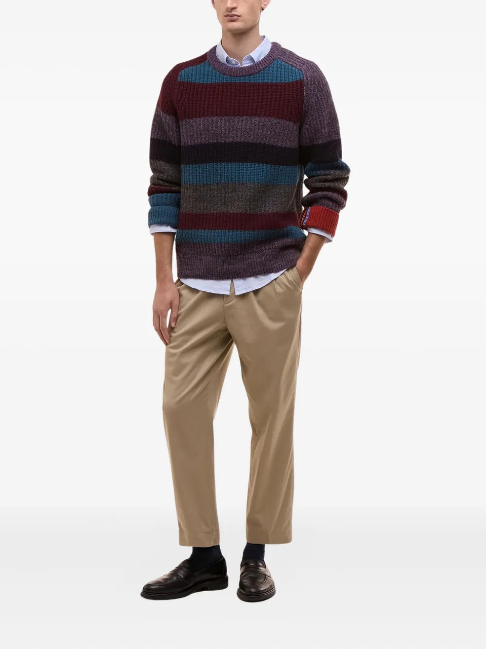 Striped wool sweater
