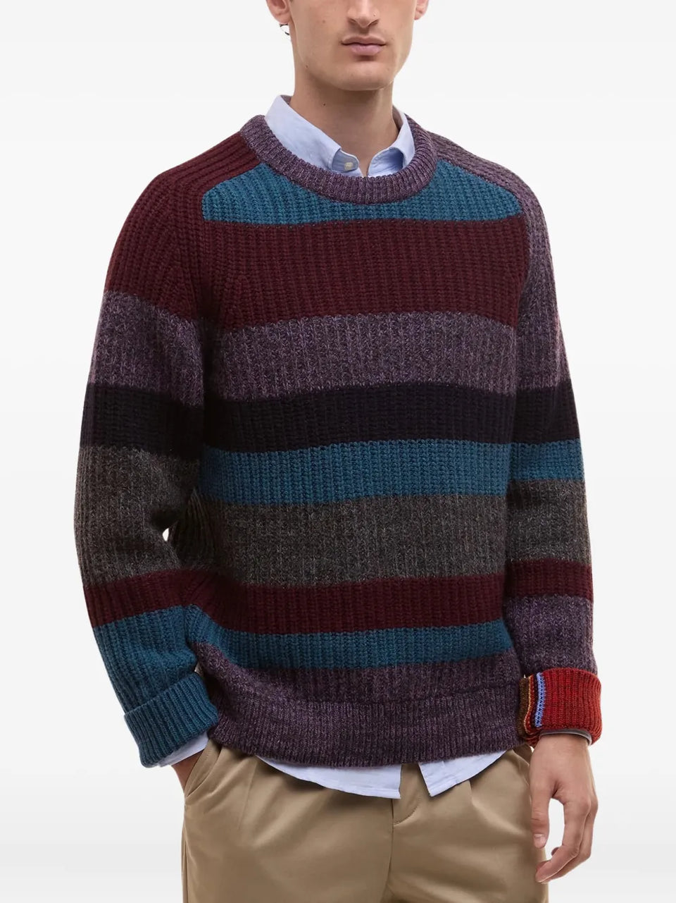 Striped wool sweater