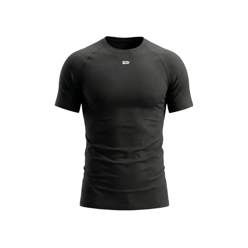 Gymbrat Raglan Basic Black Tee