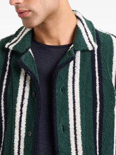 Griffith striped towelling shirt