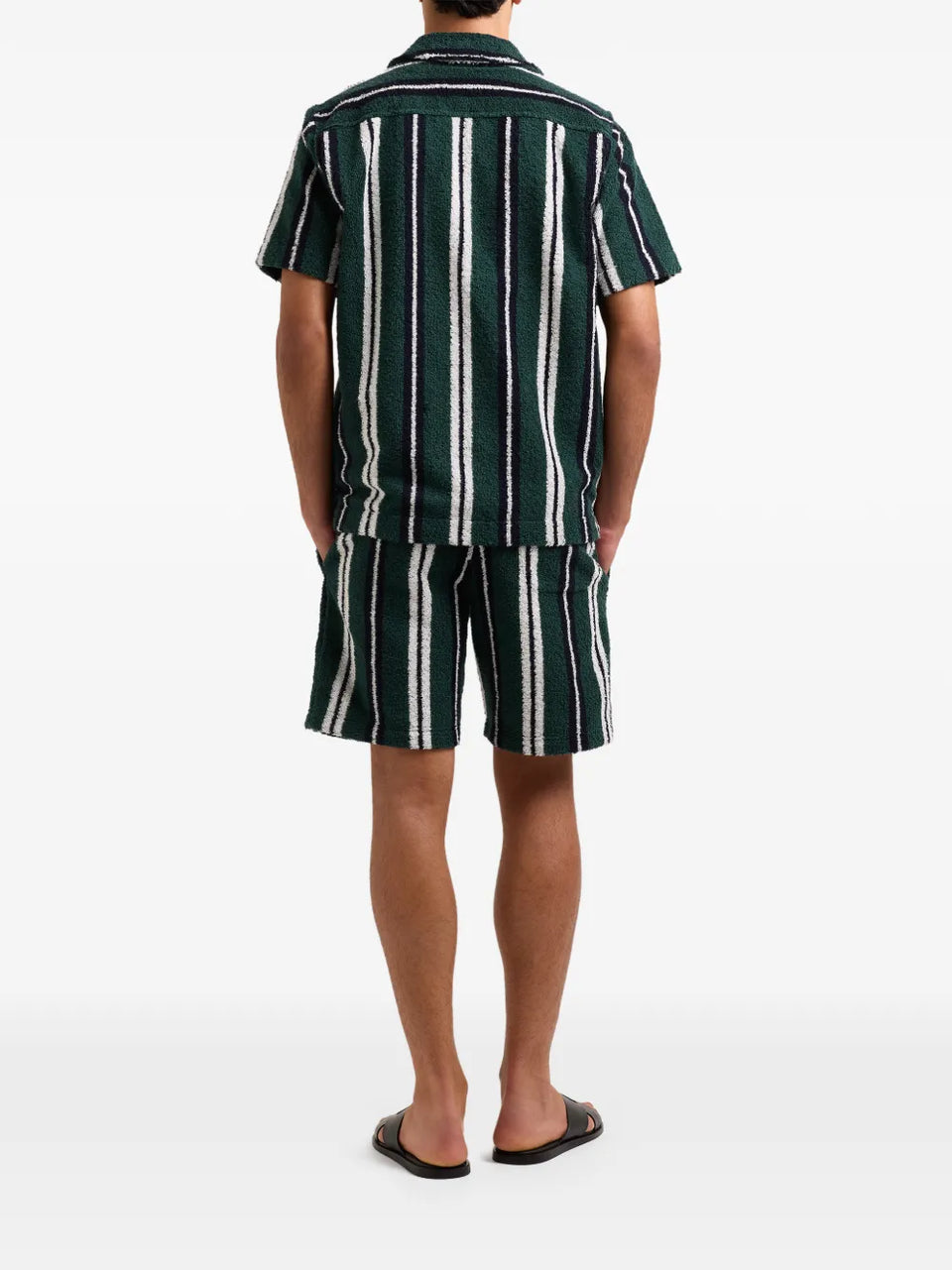 Griffith striped towelling shirt