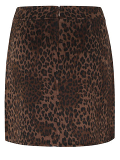 Eira leopard mini skirt