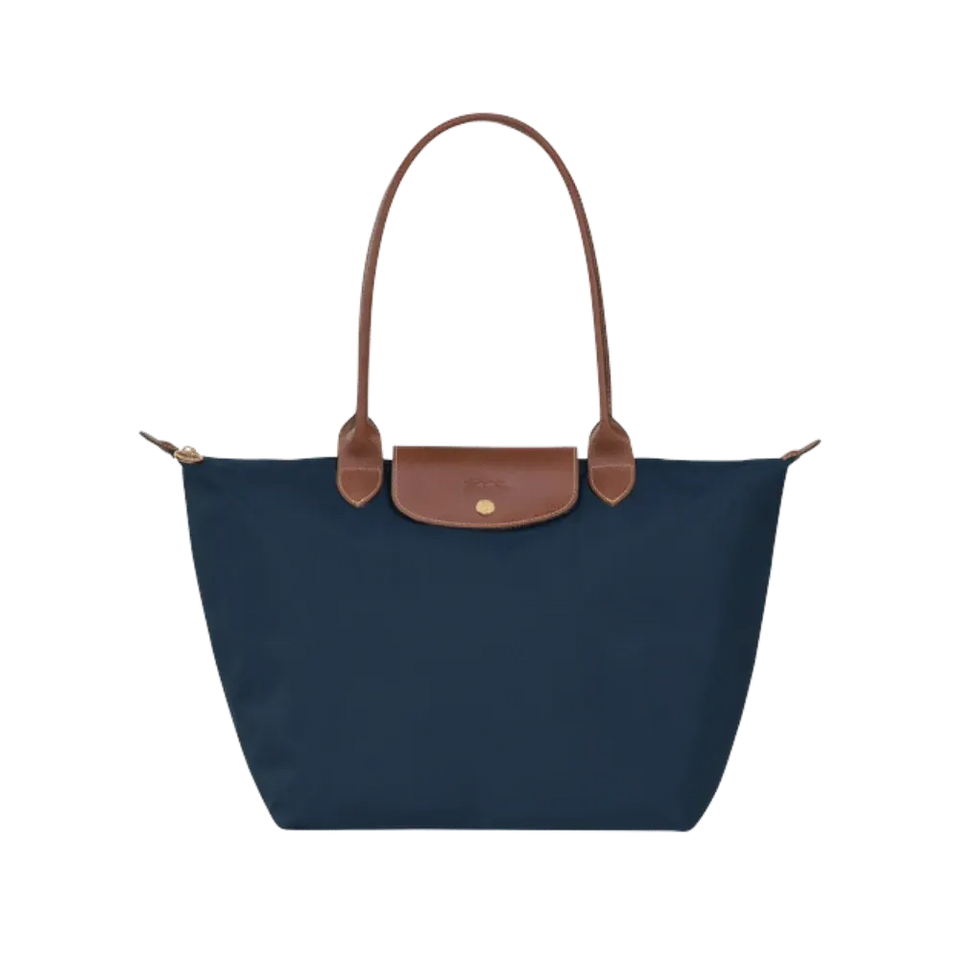 Longchamp Le Pliage Original M Tote bag Navy - Recycled canvas