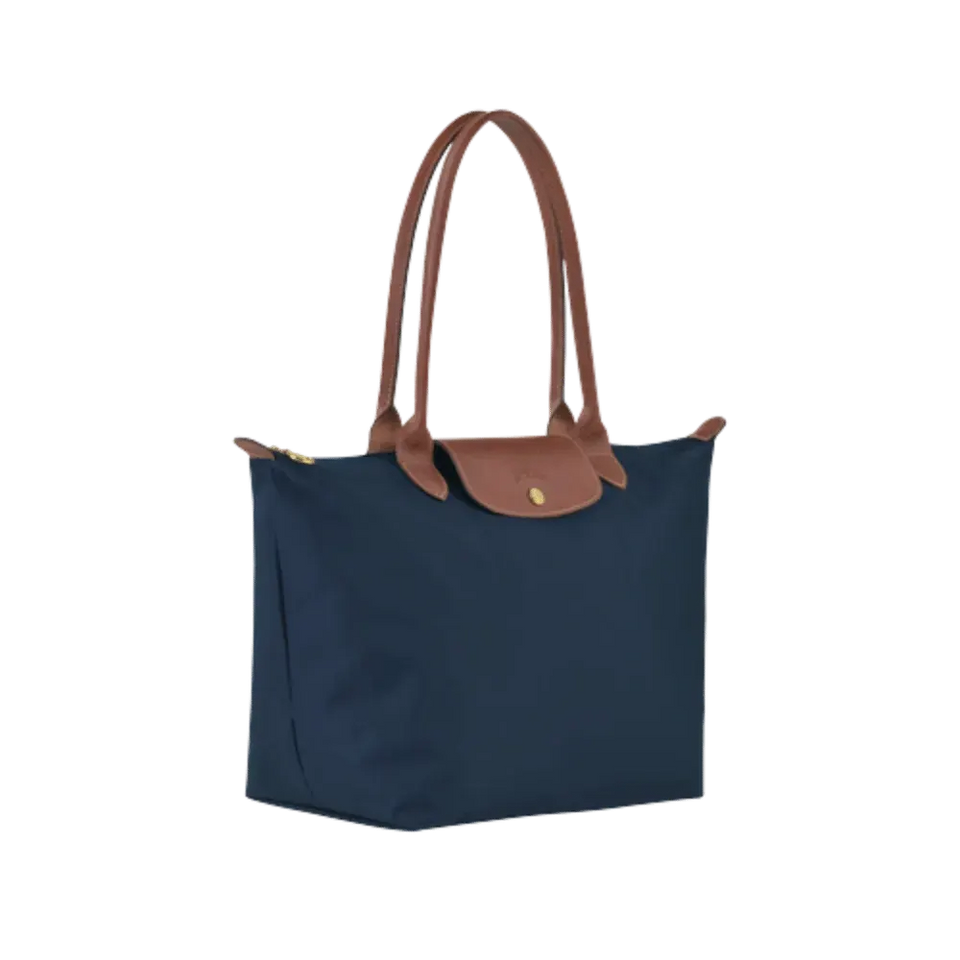 Longchamp Le Pliage Original M Tote bag Navy - Recycled canvas