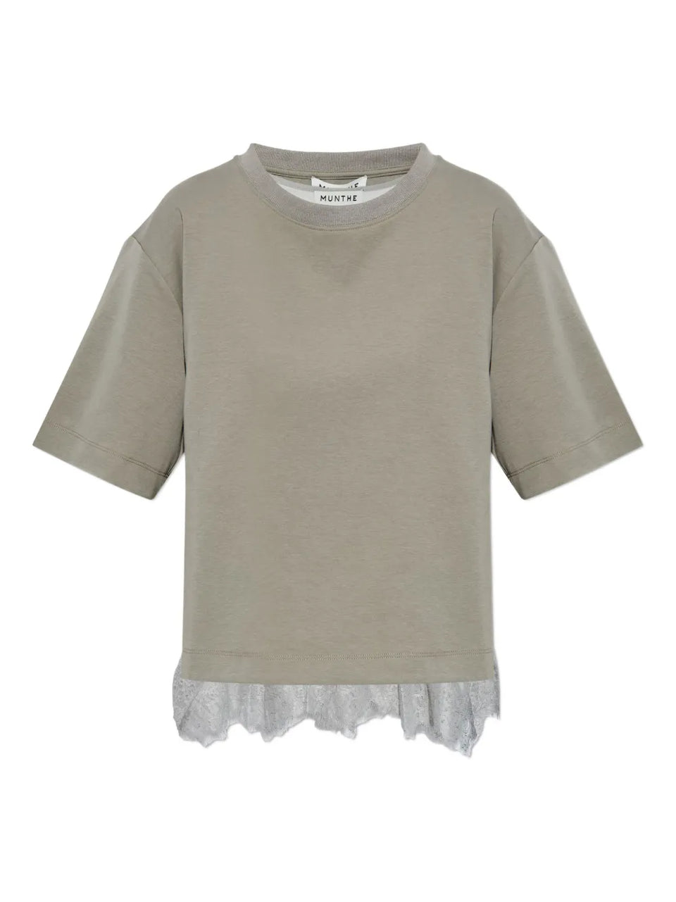 lace-trim T-Shirt