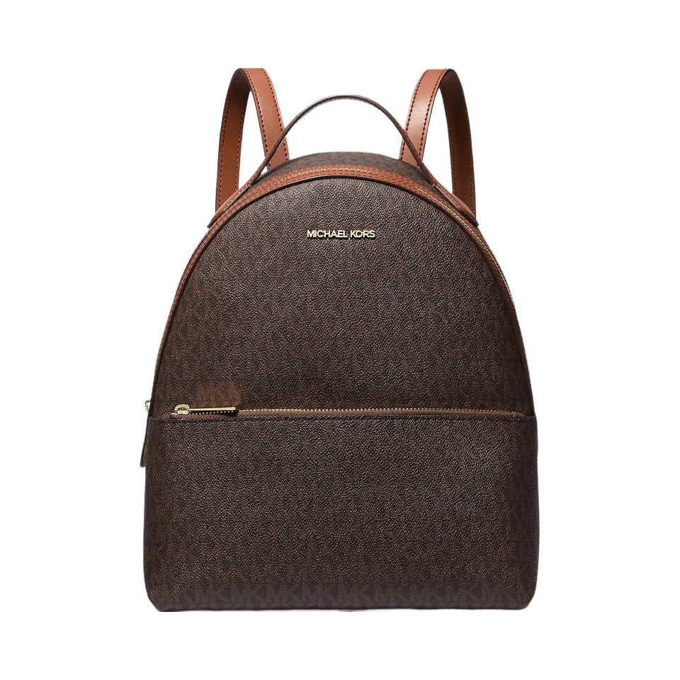 Michael Kors Sheila Medium Logo Backpack Brown