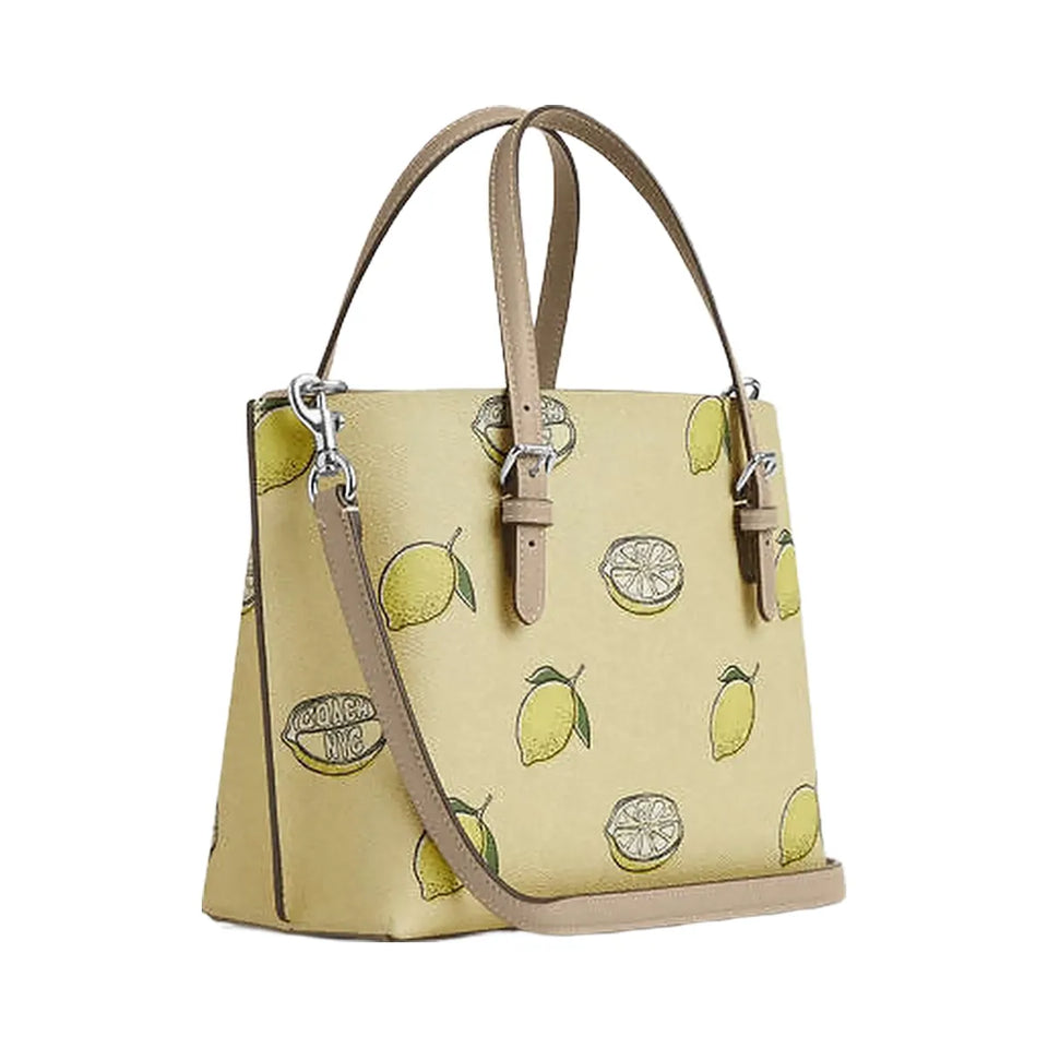 Coach Mollie Tote Bag 25 With Lemon Print Sv-Garden Glade Multi