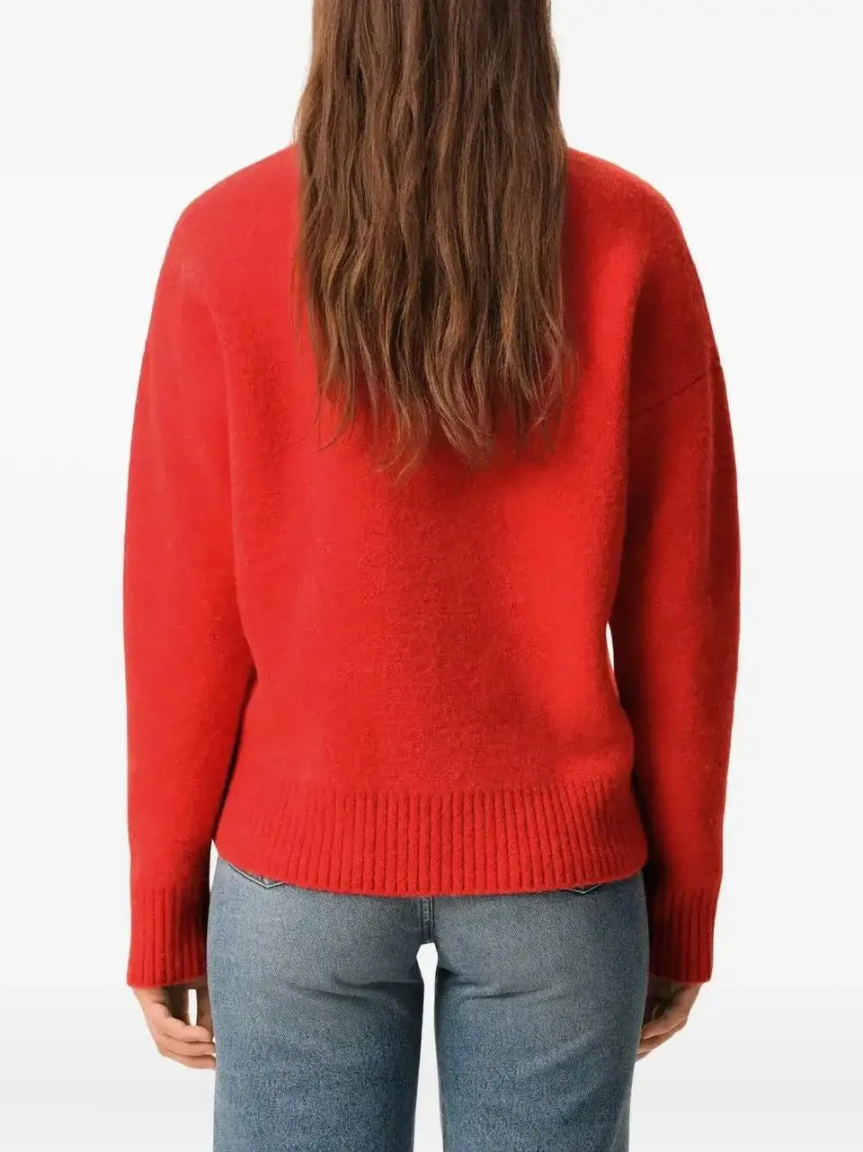 Holiday Capsule intarsia polo sweater