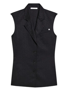 jacquard logo gilet