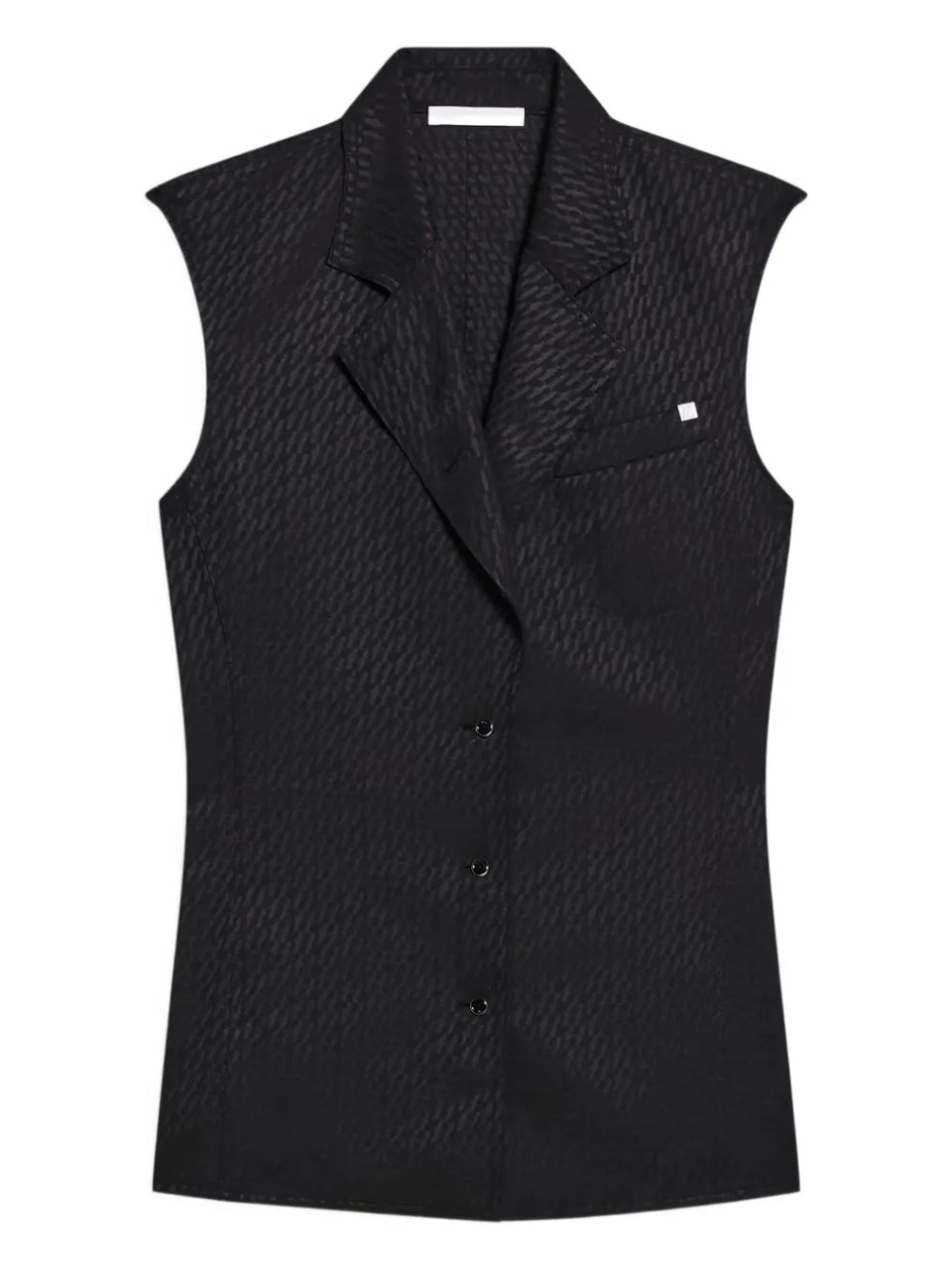 jacquard logo gilet