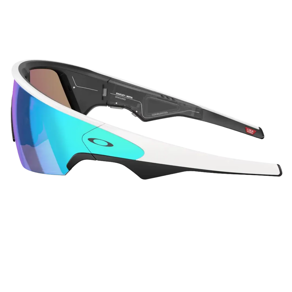 Oakley Meta Vanguard Prizm Sapphire Lenses White Frame