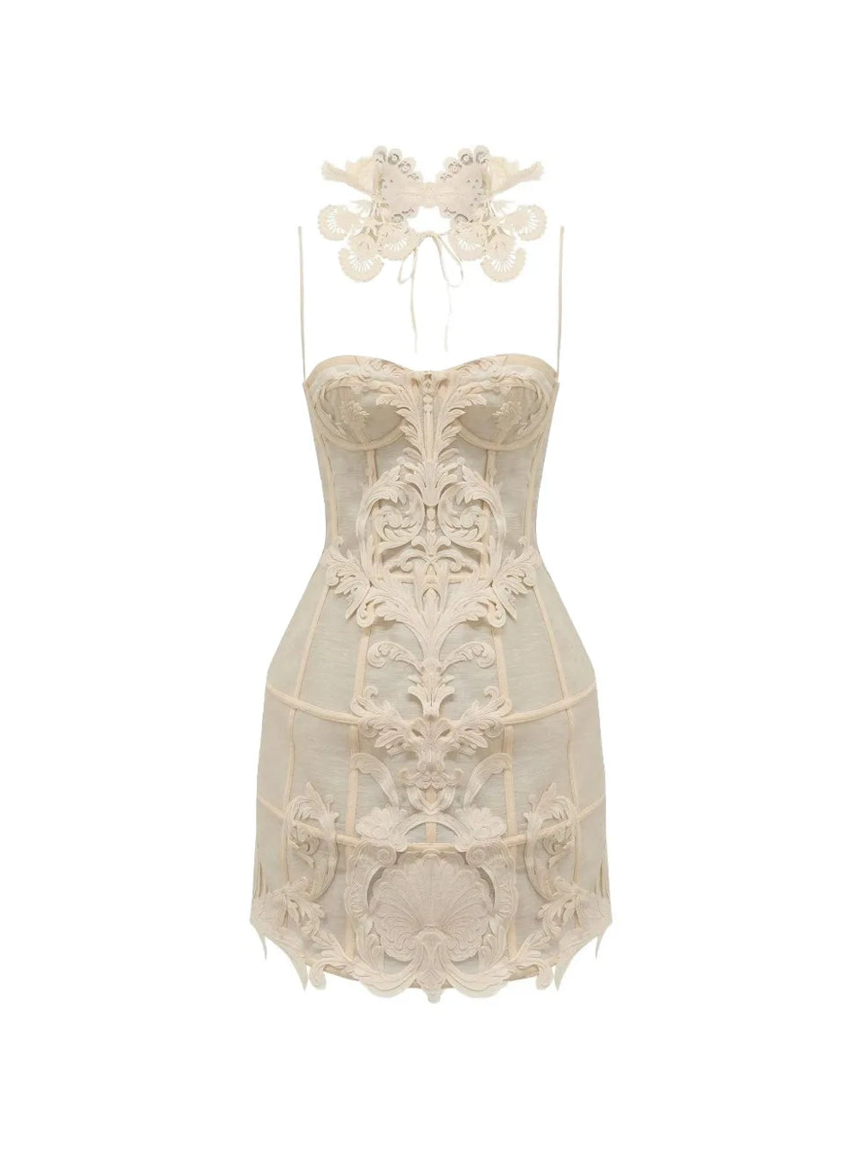 Rebellion Filigree mini dress