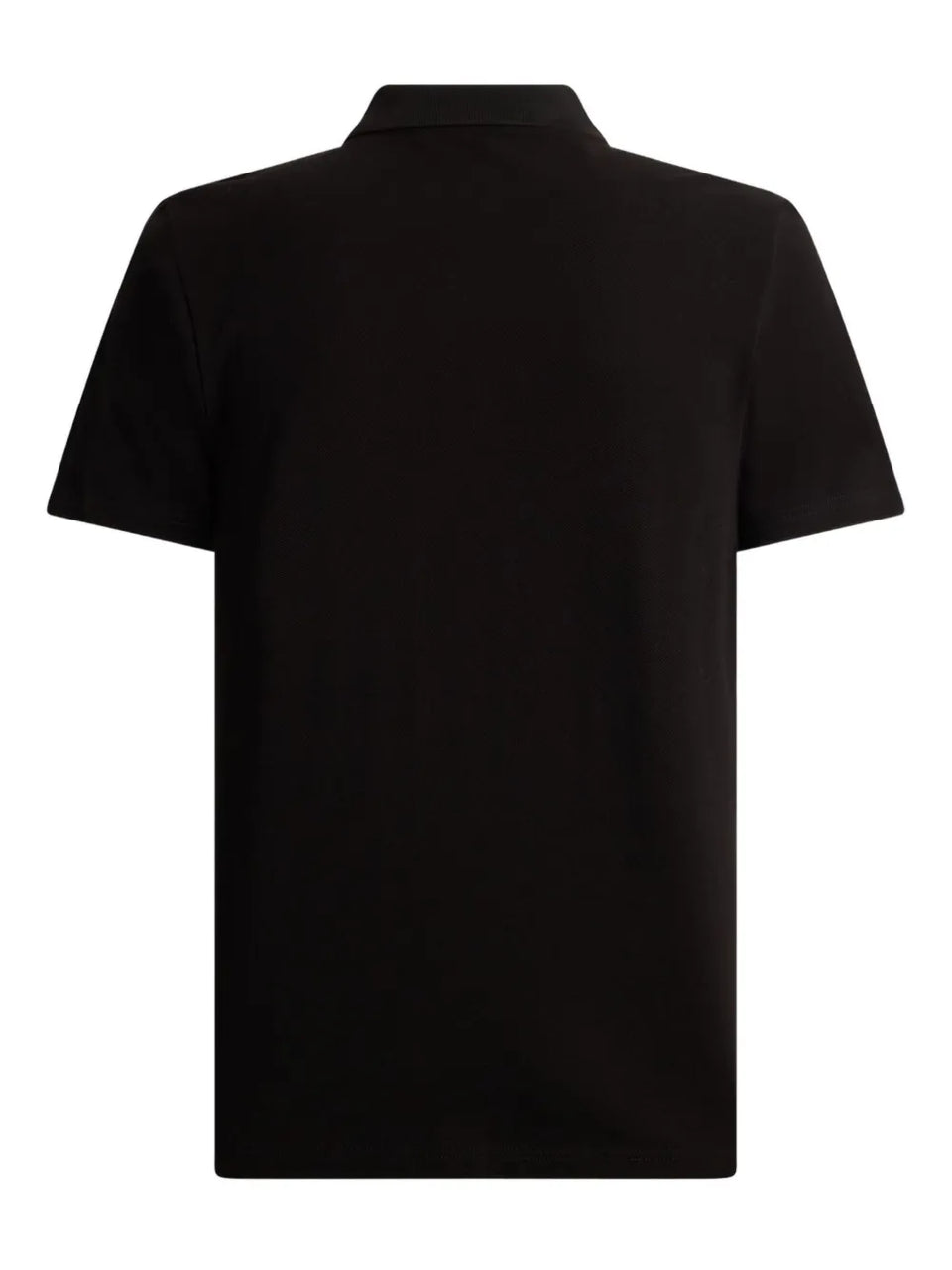logo-embroidered ribbon-detail polo shirt