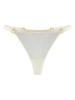 Signature mesh thong