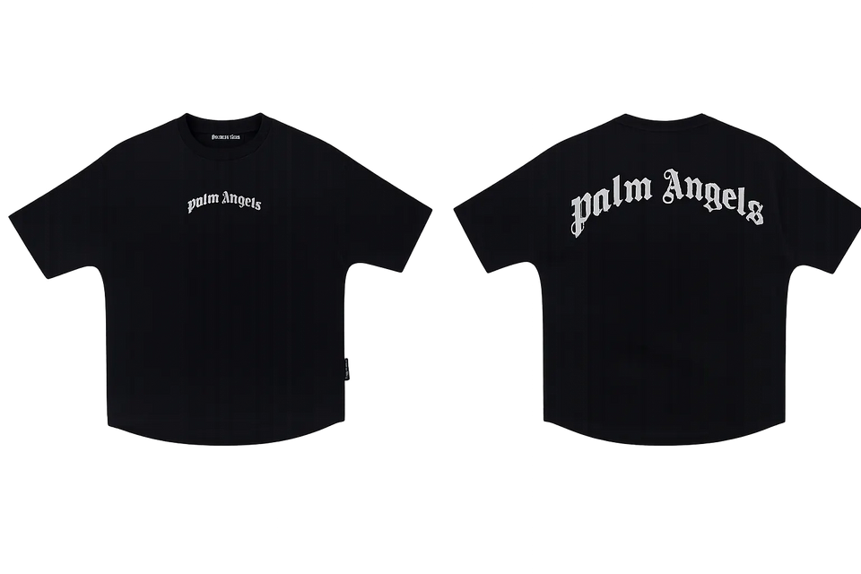 Palm Angels Classic Logo Slim T-Shirt black/white