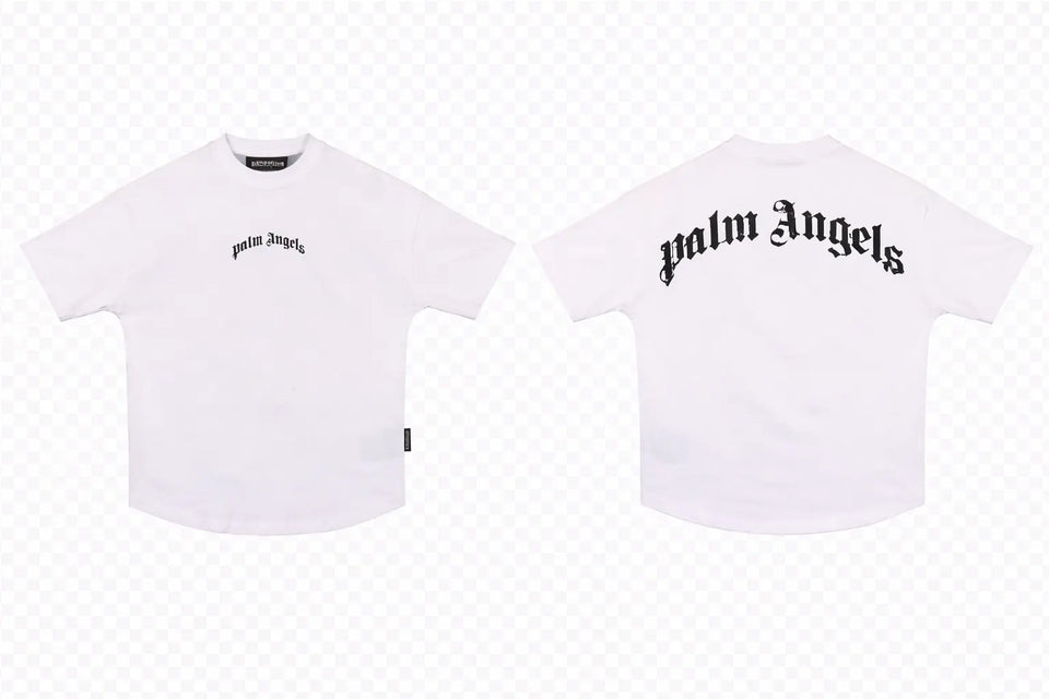 Palm Angels Classic Logo Over White T-Shirt