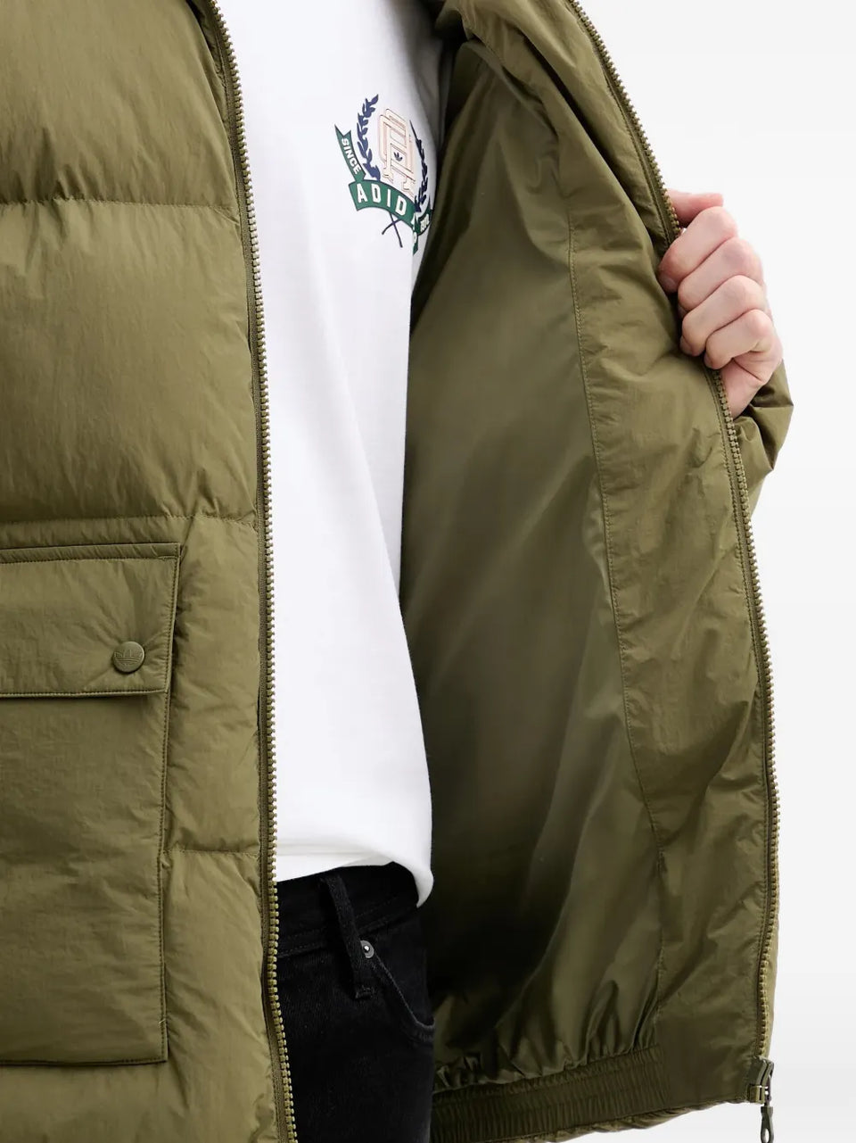 padded high-neck jacket