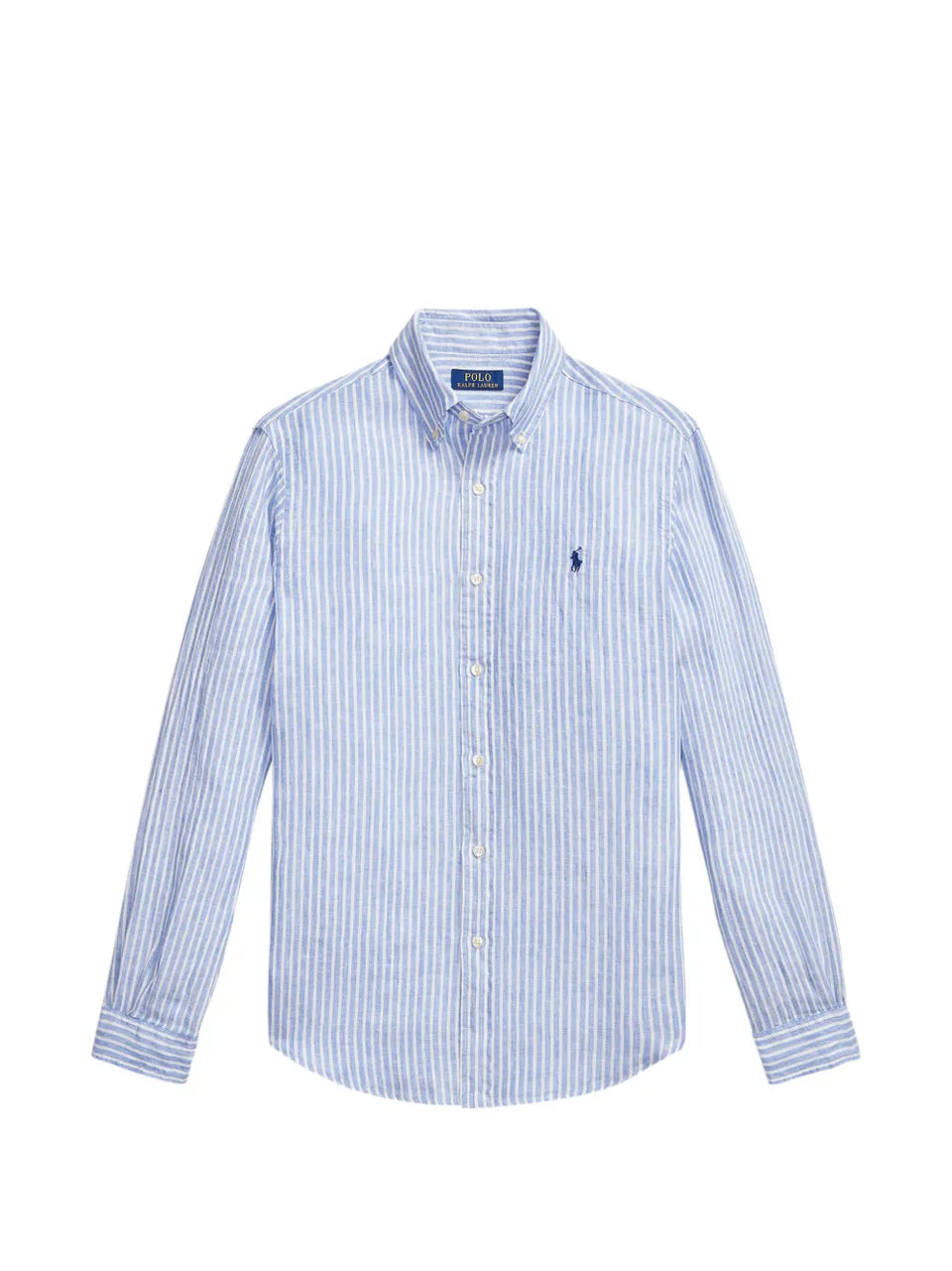 striped pony linen shirt