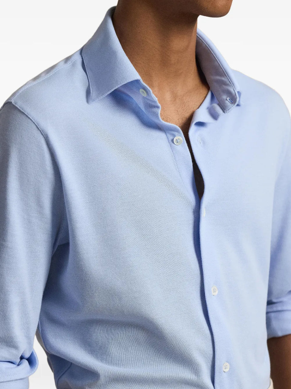 mother-of-pearl button shirt