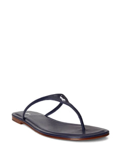 logo-debossed thong sandals
