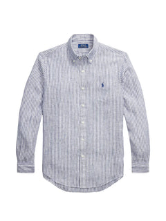 striped linen shirt