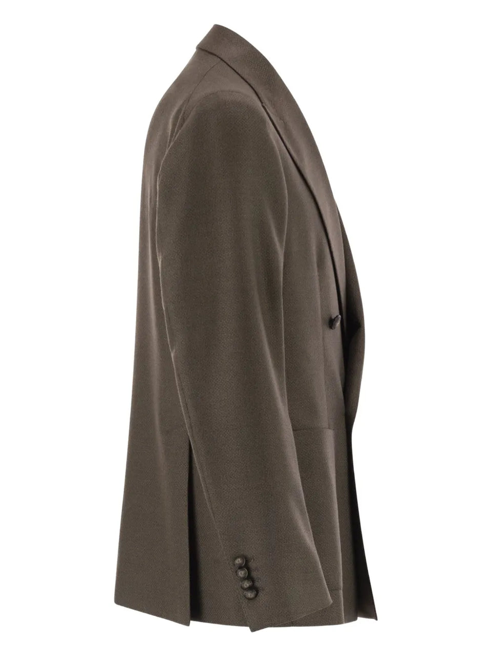 double-breasted patch-pocket blazer