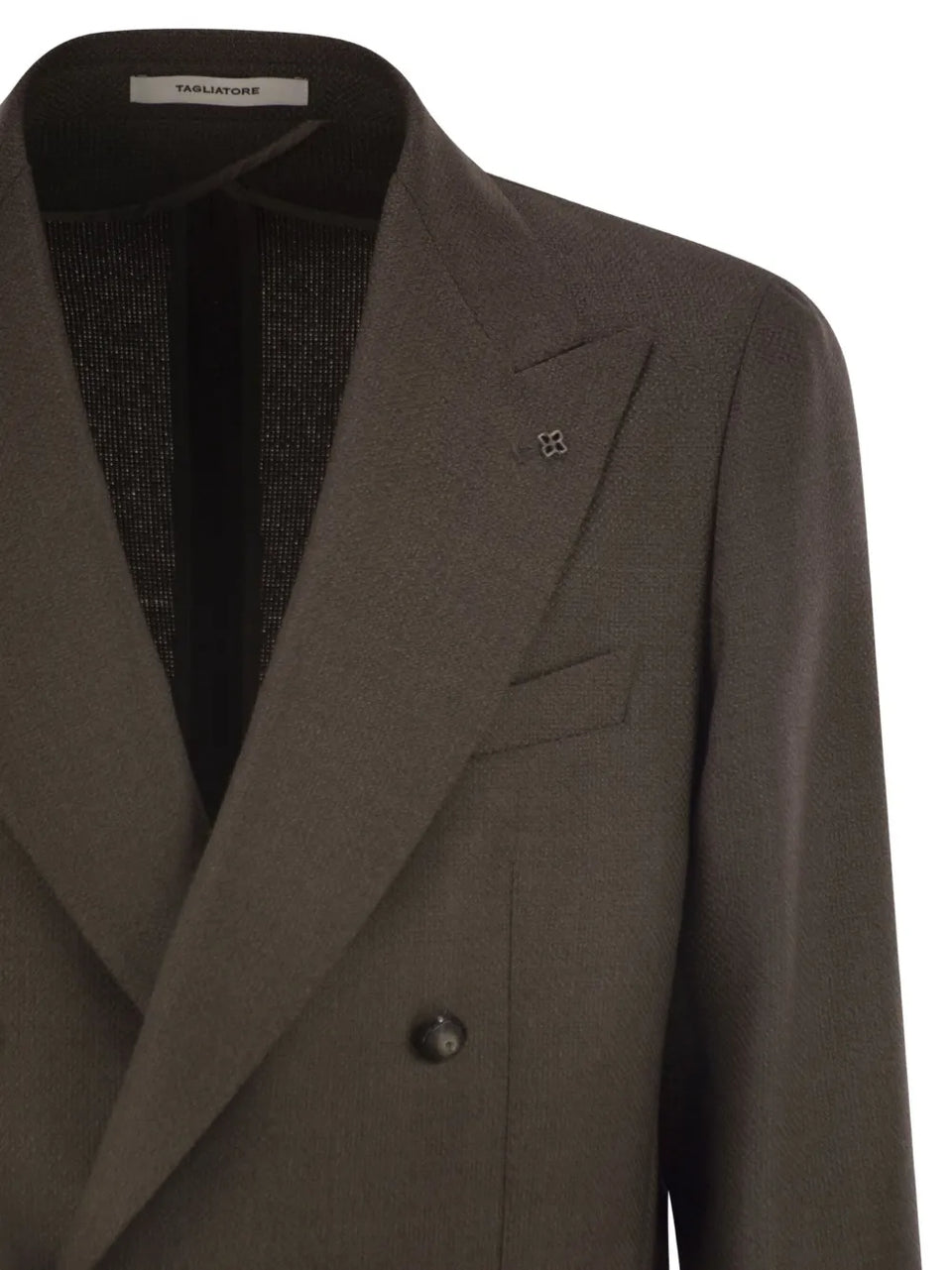 double-breasted patch-pocket blazer