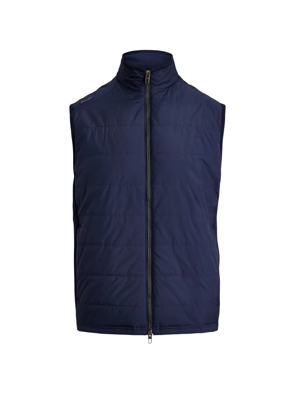 woven zip vest