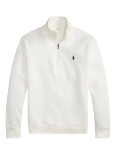 Double-knit quarter-zip pullover
