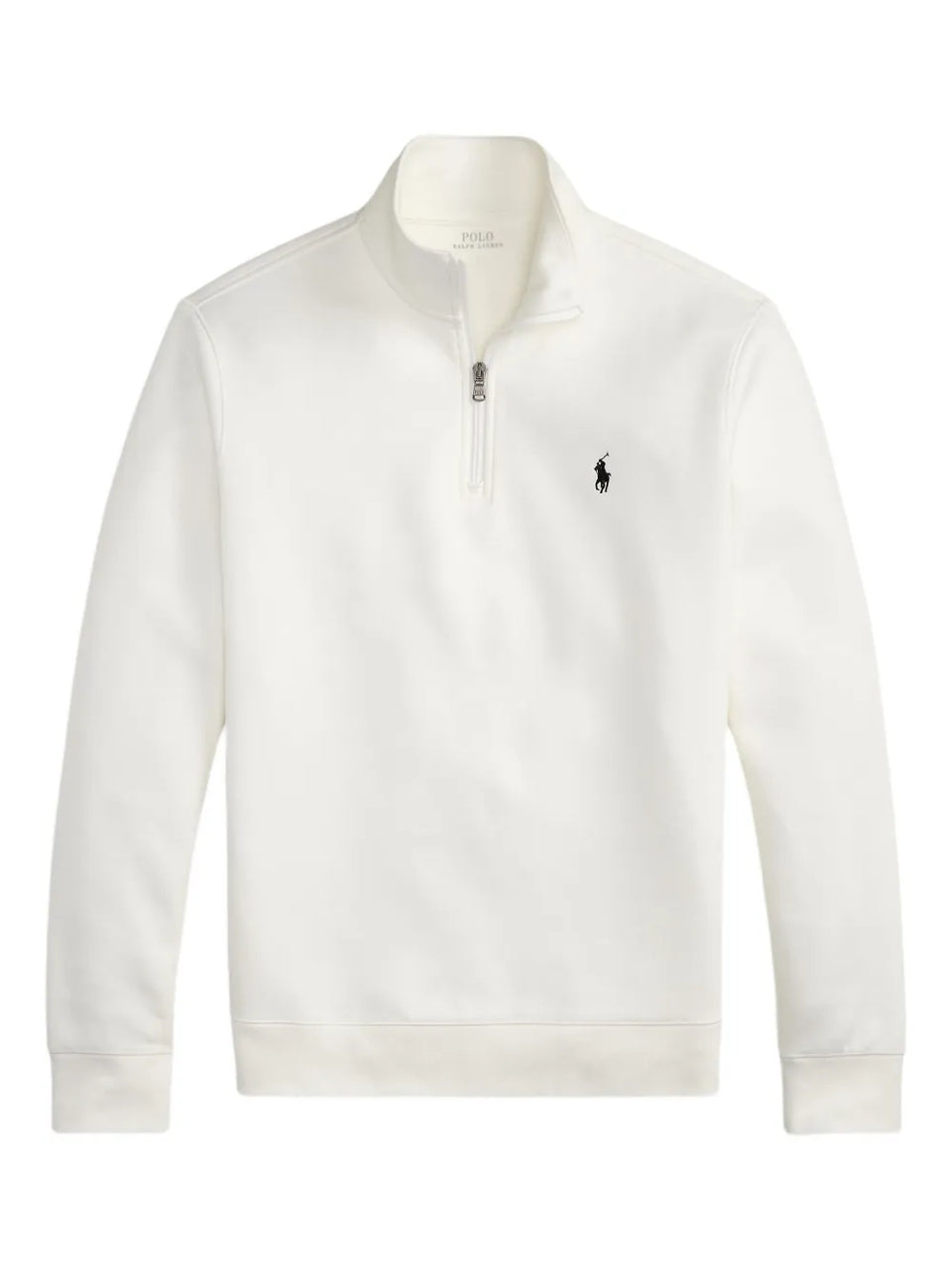 Double-knit quarter-zip pullover